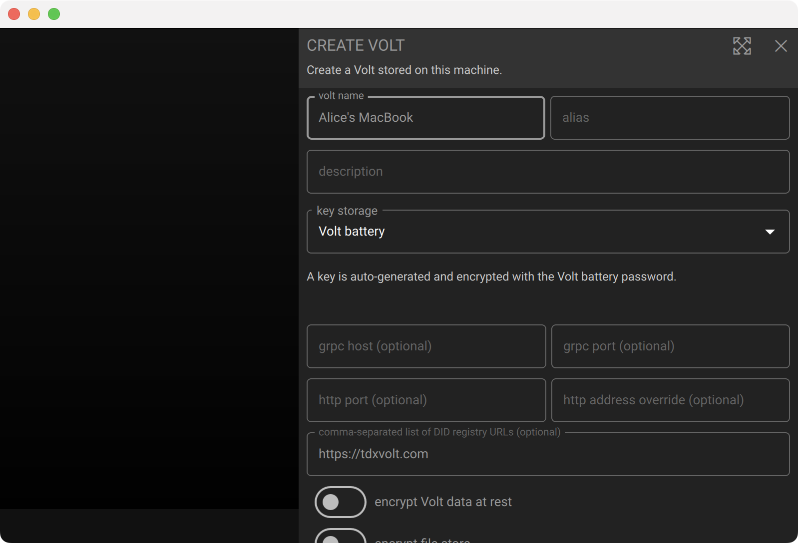 create-volt-local